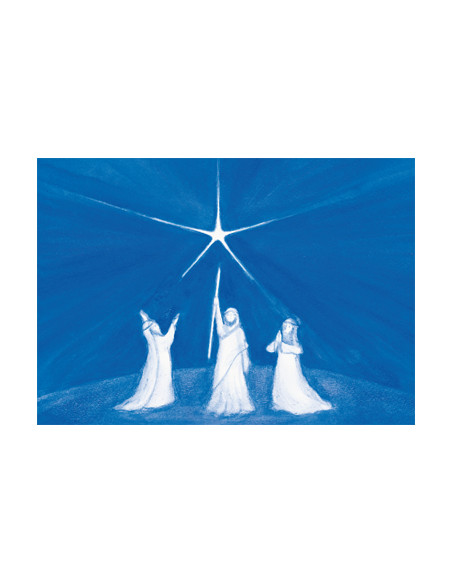 Ansichtkaart drie koningen Heike Stinner