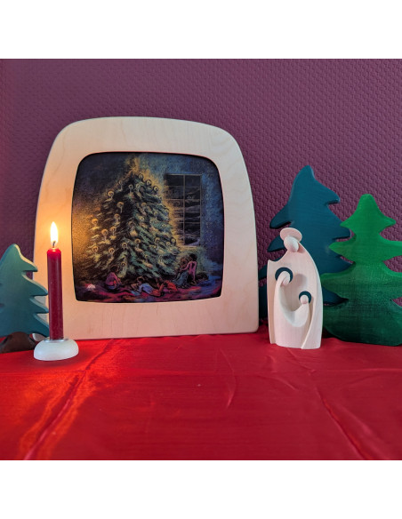 Kerstboom plaat voor seizoenslamp Kapitein Kalk