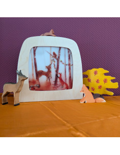 Herfstfeest plaat voor seizoenslamp Margriet van der Berg 2