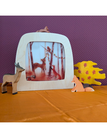 Herfstfeest plaat voor seizoenslamp Margriet van der Berg