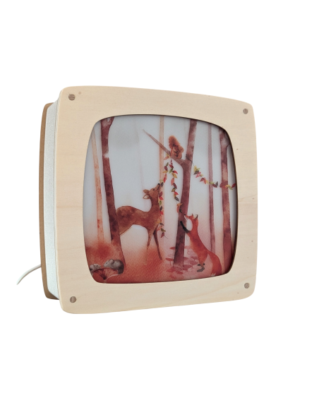 Herfstfeest plaat voor seizoenslamp Margriet van der Berg