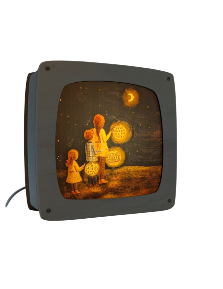 Lampionnen plaat voor seizoenslamp Esther Bennink