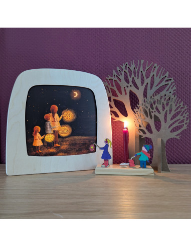 Lampionnen plaat voor seizoenslamp Esther Bennink