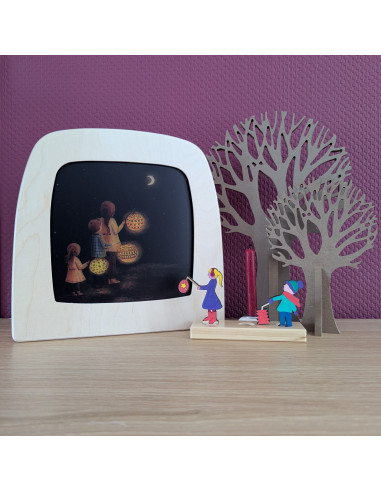 Lampionnen plaat voor seizoenslamp Esther Bennink