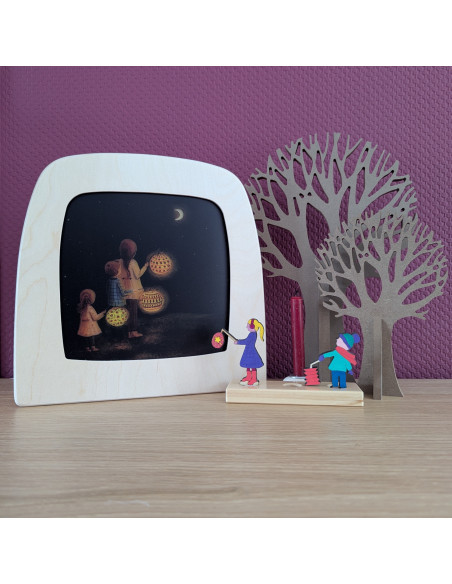 Lampionnen plaat voor seizoenslamp Esther Bennink