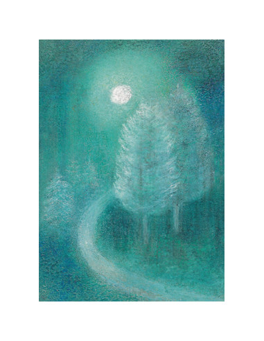 Ansichtkaart winterbos Ruth Elsässer