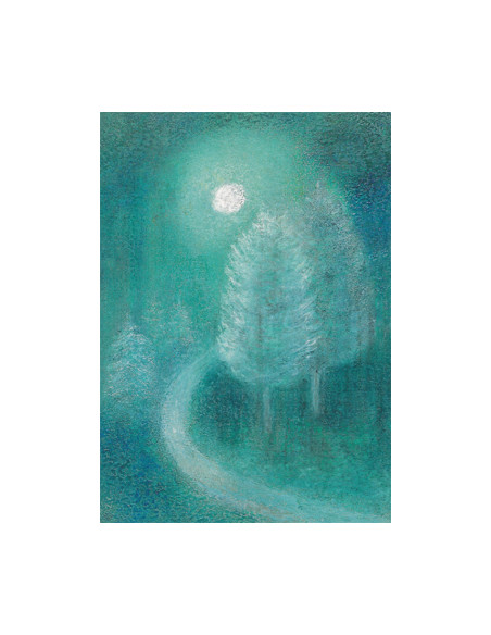 Ansichtkaart winterbos Ruth Elsässer