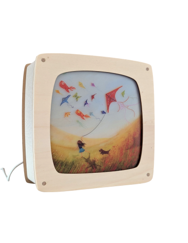 Vliegeren plaat voor seizoenslamp Hannah...