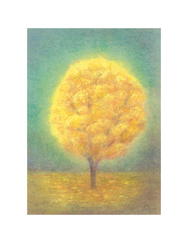 Ansichtkaart herfstboom Ruth Elsässer