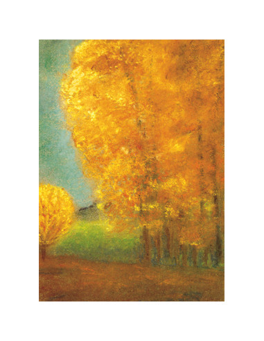 Ansichtkaart herfstbos Ruth Elsässer