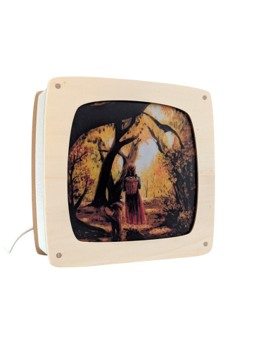 Herfstbos plaat voor seizoenslamp Esther Bennink