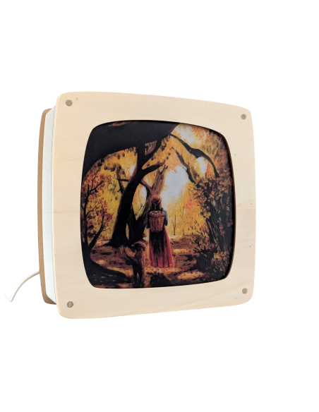 Herfstbos plaat voor seizoenslamp Esther Bennink