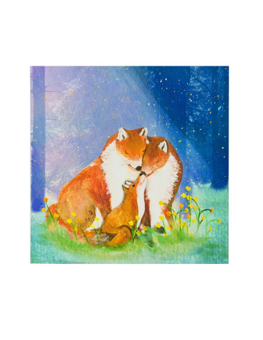 Vossenliefde plaat voor seizoenslamp Lotte Drouen