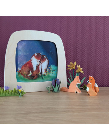 Vossenliefde plaat voor seizoenslamp Lotte Drouen