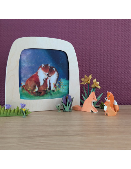 Vossenliefde plaat voor seizoenslamp Lotte Drouen