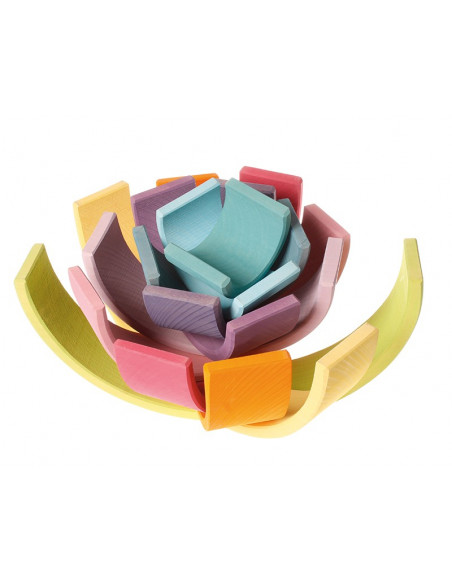 Houten regenboog pastel