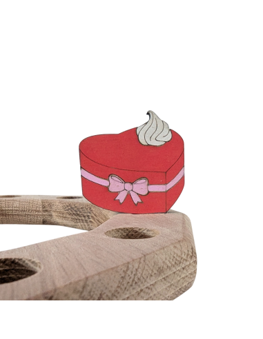 Hartjes taart steker