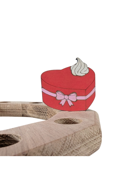 Hartjes taart steker