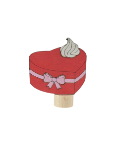 Hartjes taart steker