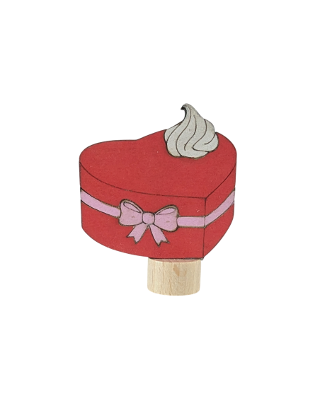 Hartjes taart steker