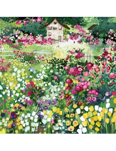 Ansichtkaart zomertuin Sabina Comizzi