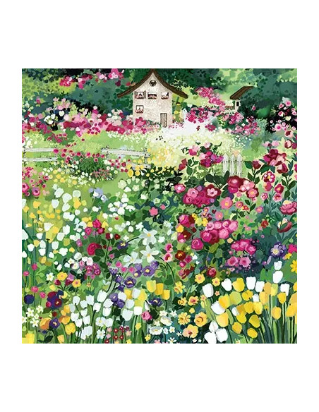 Ansichtkaart zomertuin Sabina Comizzi