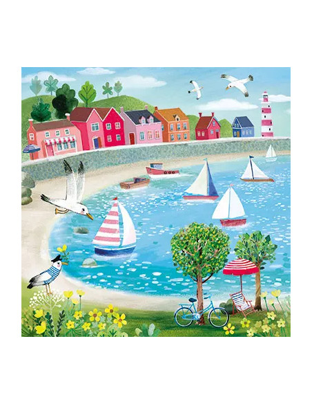 Ansichtkaart waterpret Mila Marquis