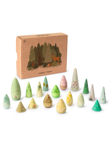 Mandala figuurtjes bos bomen