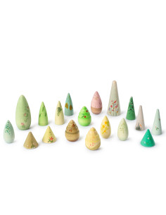 Mandala figuurtjes bos bomen