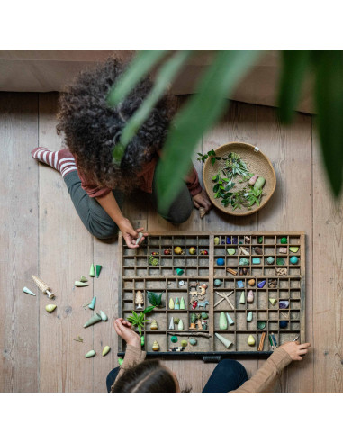 Mandala figuurtjes bos bomen
