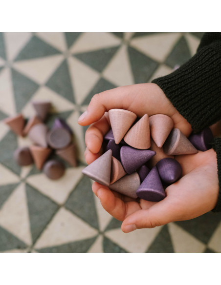 Mandala - paarse kegels