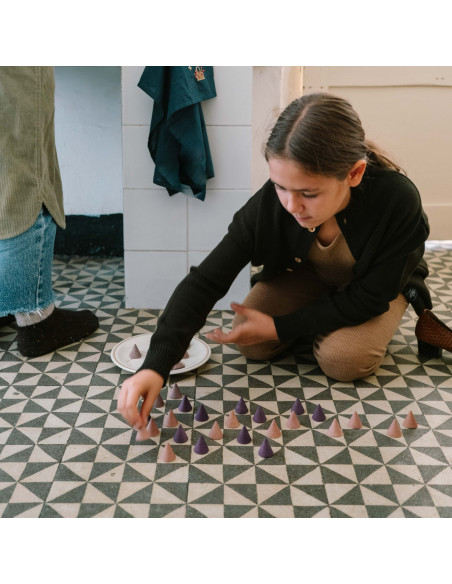 Mandala - paarse kegels