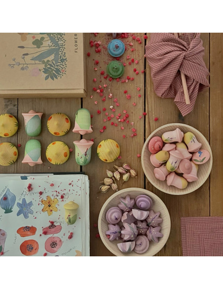 Mandala figuurtjes bloemen