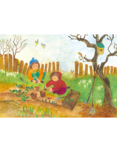 Ansichtkaart plantjes planten Anke Christel - Weidemann