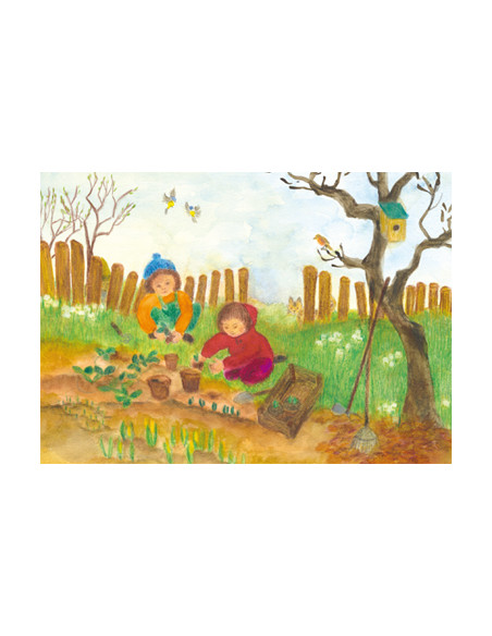 Ansichtkaart plantjes planten Anke Christel - Weidemann