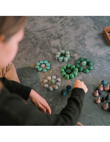 Mandala - koele kleuren mix