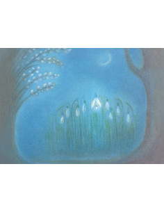 Ansichtkaart sneeuwklokjes Ruth Elsässer