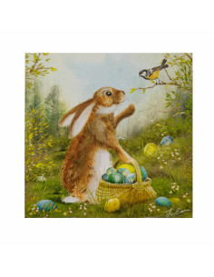 Paashaas plaat voor in seizoenslamp Iris Esther