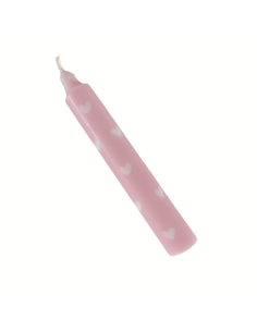 Kaars roze hartjes