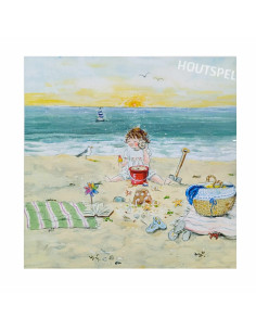 Zomer strand plaat voor seizoenslamp Gwenn's Illustrations
