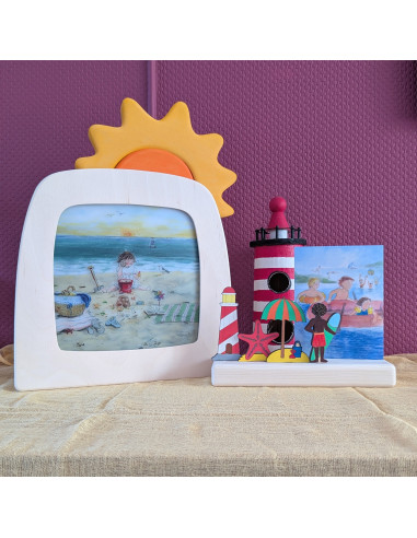 Zomer strand plaat voor seizoenslamp Gwenn's...