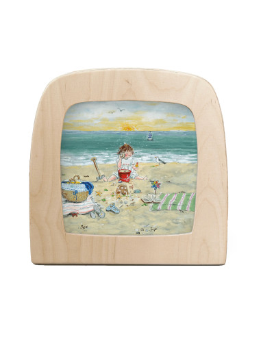 Zomer strand plaat voor seizoenslamp Gwenn's...