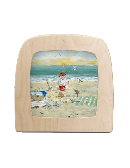 Zomer strand plaat voor seizoenslamp Gwenn's Illustrations