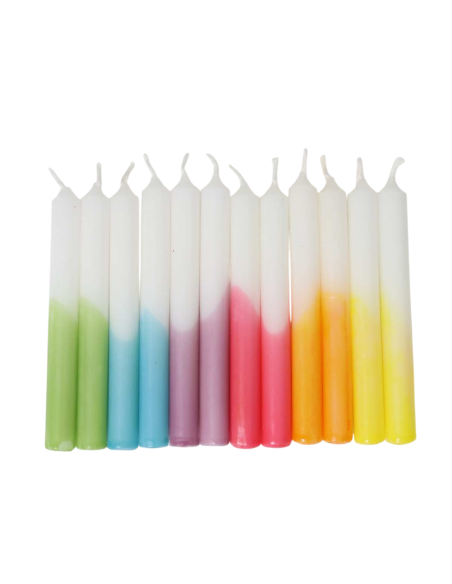 Dip dye kaarsjes Grimm's