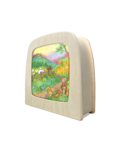 Appels snoepen plaat voor seizoenslamp Anne...