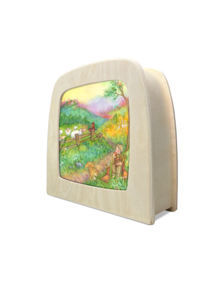 Appels snoepen plaat voor seizoenslamp Anne Illustraties