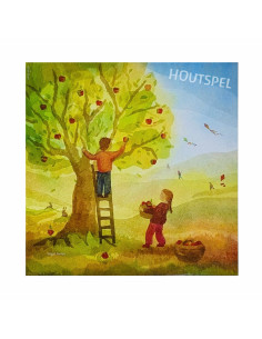 Appels plukken plaat voor seizoenslamp Vogel Geluk