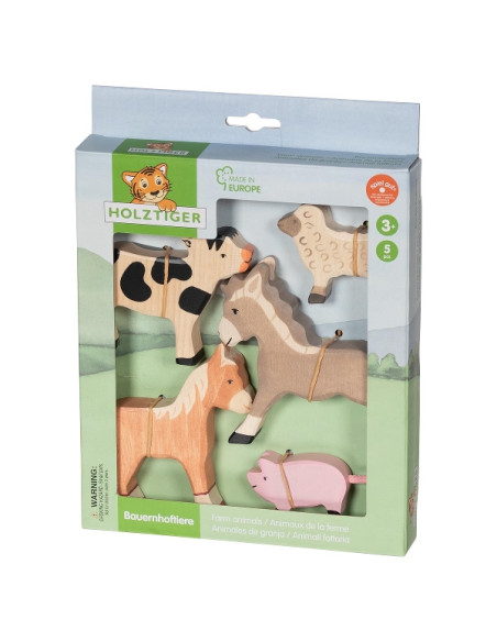 Boerderij dieren set Holztiger