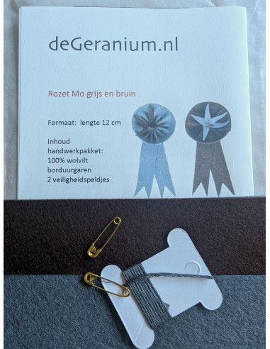 DIY Viltpakket - Verjaardagsset Grijs (Set van 3)