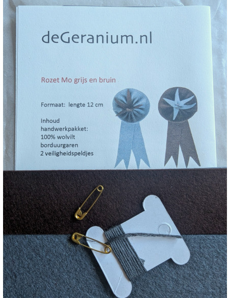 DIY Viltpakket - Verjaardagsset Grijs (Set van 3)